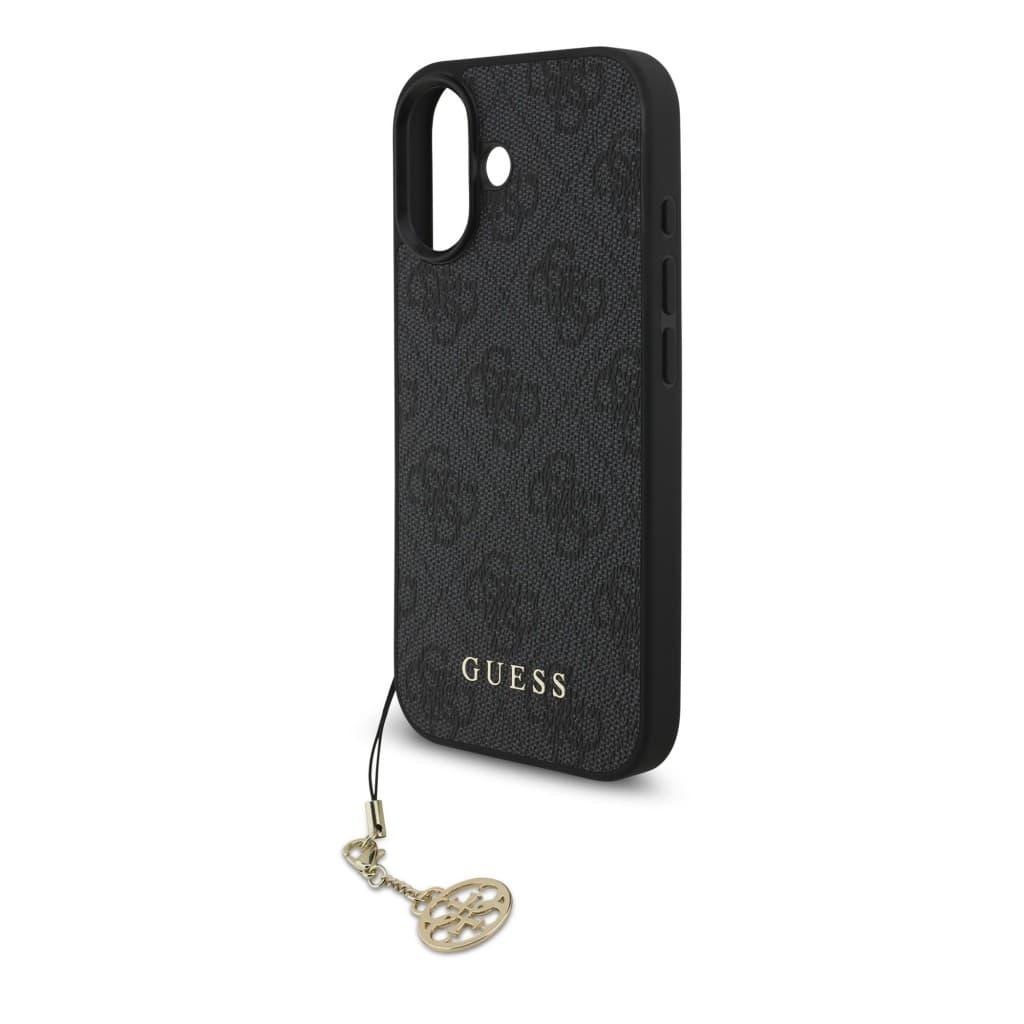 Zadní kryt Guess 4G Charm pro iPhone 17 Tone on Tone Grey - náhled 4