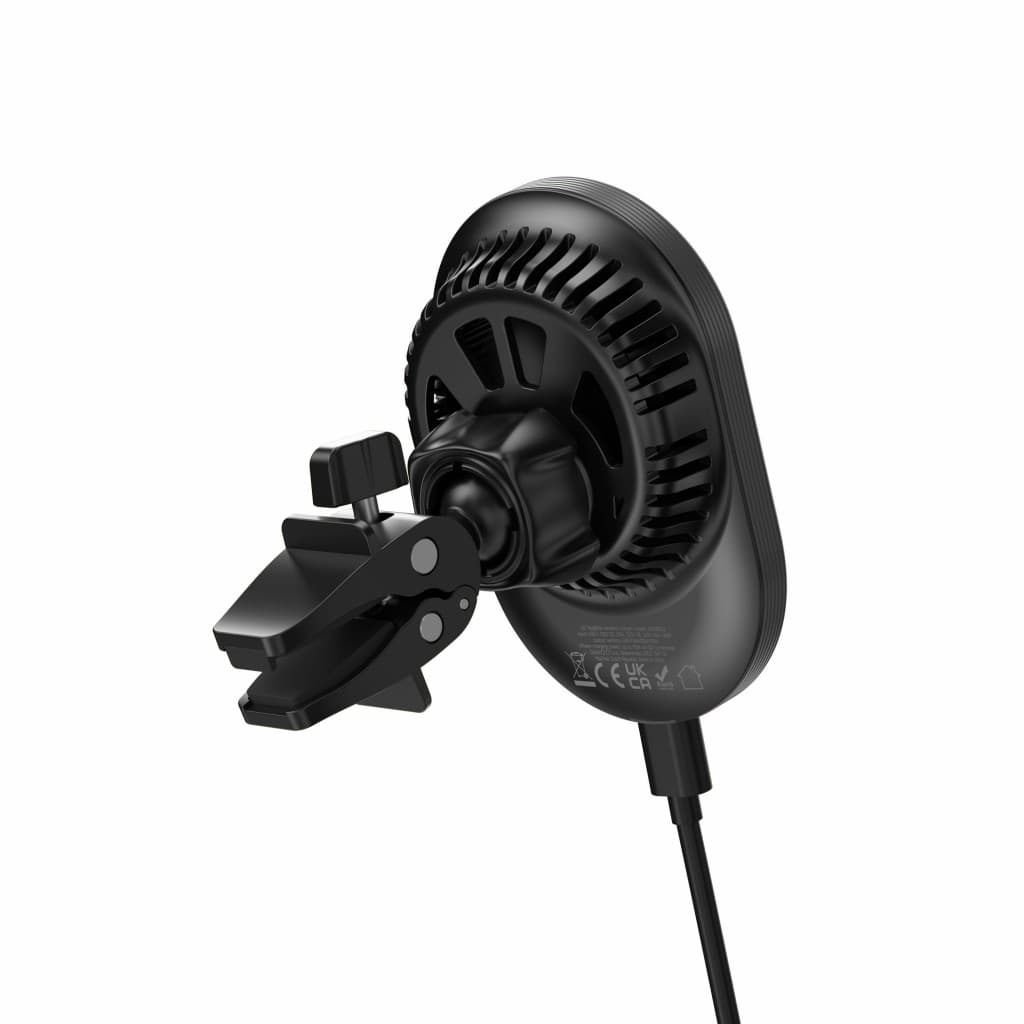 Magnetický držák do ventilace auta Swissten Magride s bezdrátovým nabíjením QI2 15W (kompatibilní s magsafe) - náhled 4