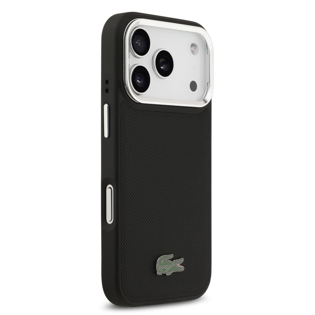 Zadní kryt Lacoste Iconic Petit Pique Camera Stand MagSafe pro iPhone 17 Pro Black - náhled 4