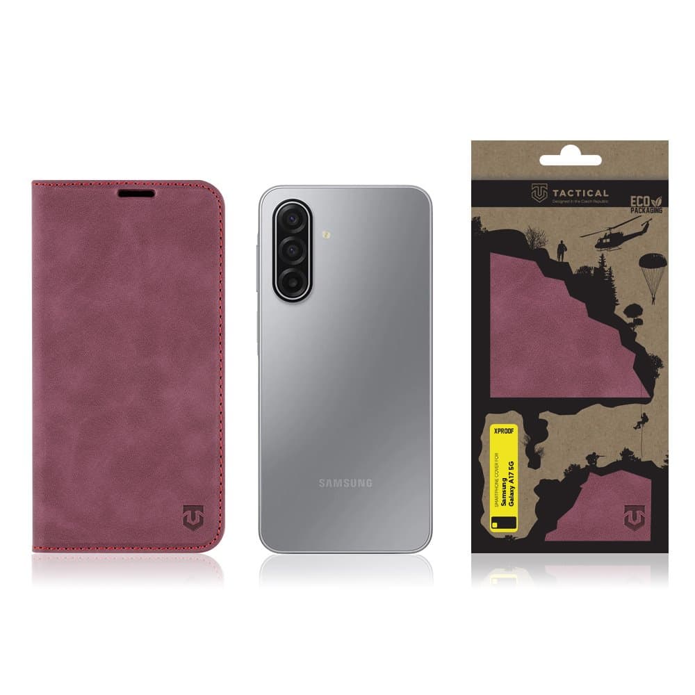 Knížkové pouzdro Tactical Xproof pro Samsung Galaxy A17 5G Red Beret - náhled 4