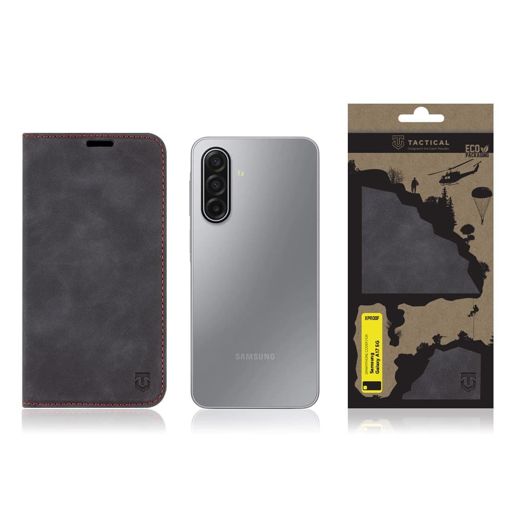 Knížkové pouzdro Tactical Xproof pro Samsung Galaxy A17 5G Black Hawk - náhled 4