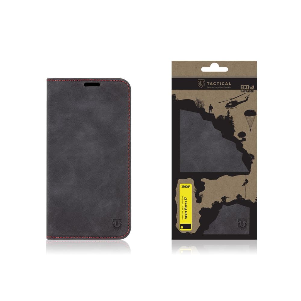 Knížkové pouzdro Tactical Xproof pro Apple iPhone 17 Black Hawk - náhled 4