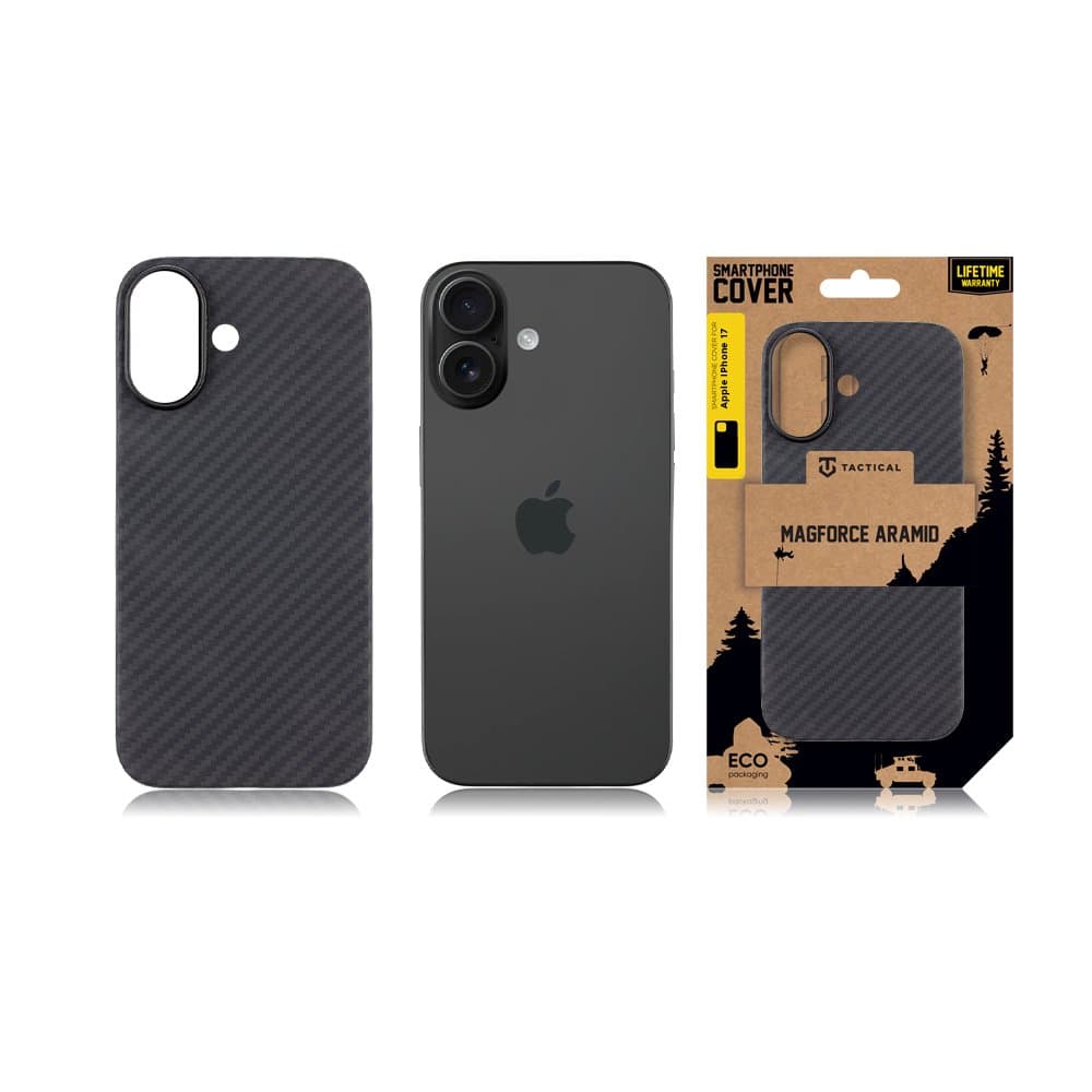 Zadní kryt Tactical Magproce Aramid pro Apple iPhone 17 Black - náhled 4