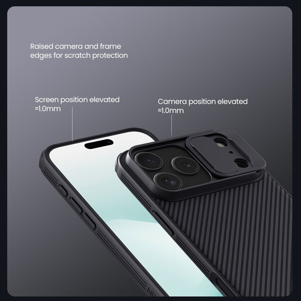 Zadní kryt Nillkin CamShield PRO pro Apple iPhone 17 Pro Max Black - náhled 4