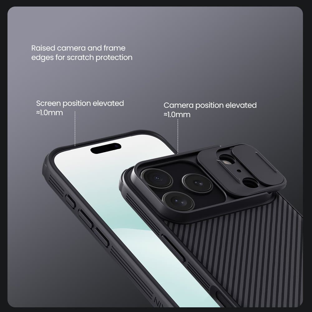 Zadní kryt Nillkin CamShield PRO pro Apple iPhone 17 Pro Black - náhled 4