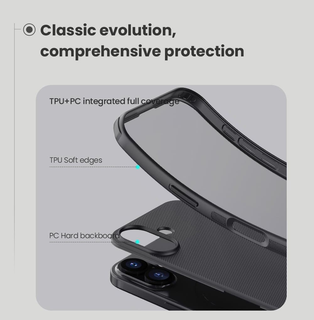 Zadní kryt Nillkin Super Frosted PRO pro Apple iPhone 17 Black - náhled 4