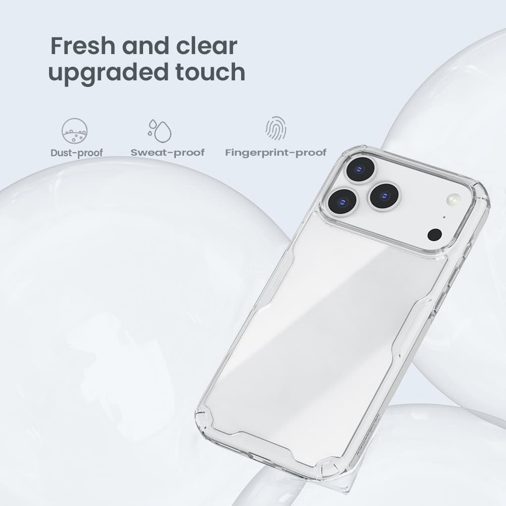 Zadní kryt Nillkin Nature TPU PRO pro Apple iPhone 17 Pro Max Transparent - náhled 4