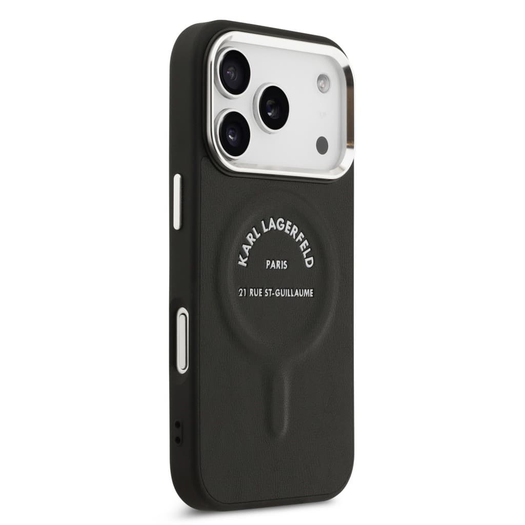 Zadní kryt Karl Lagerfeld PU RSG Logo MagSafe pro iPhone 17 Pro Black - náhled 4