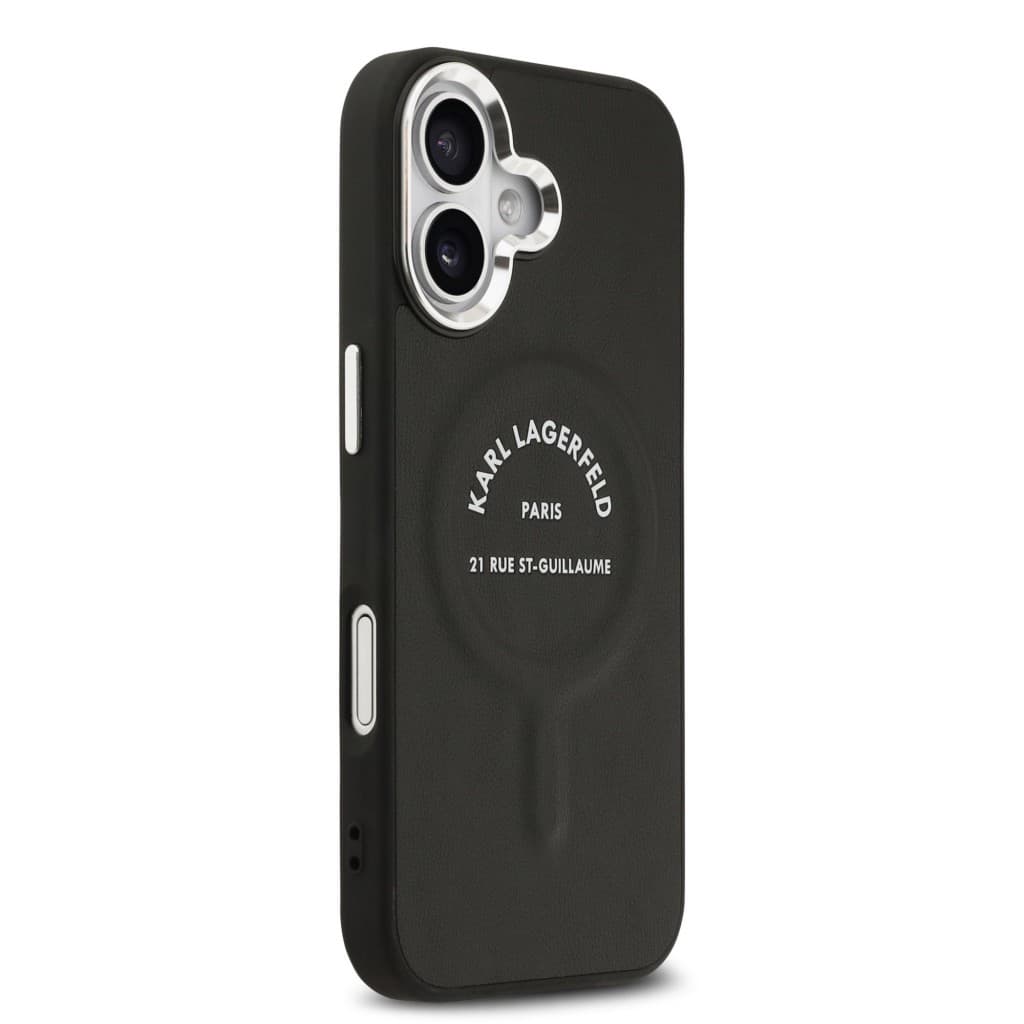 Zadní kryt Karl Lagerfeld PU RSG Logo MagSafe pro iPhone 17 Black - náhled 4