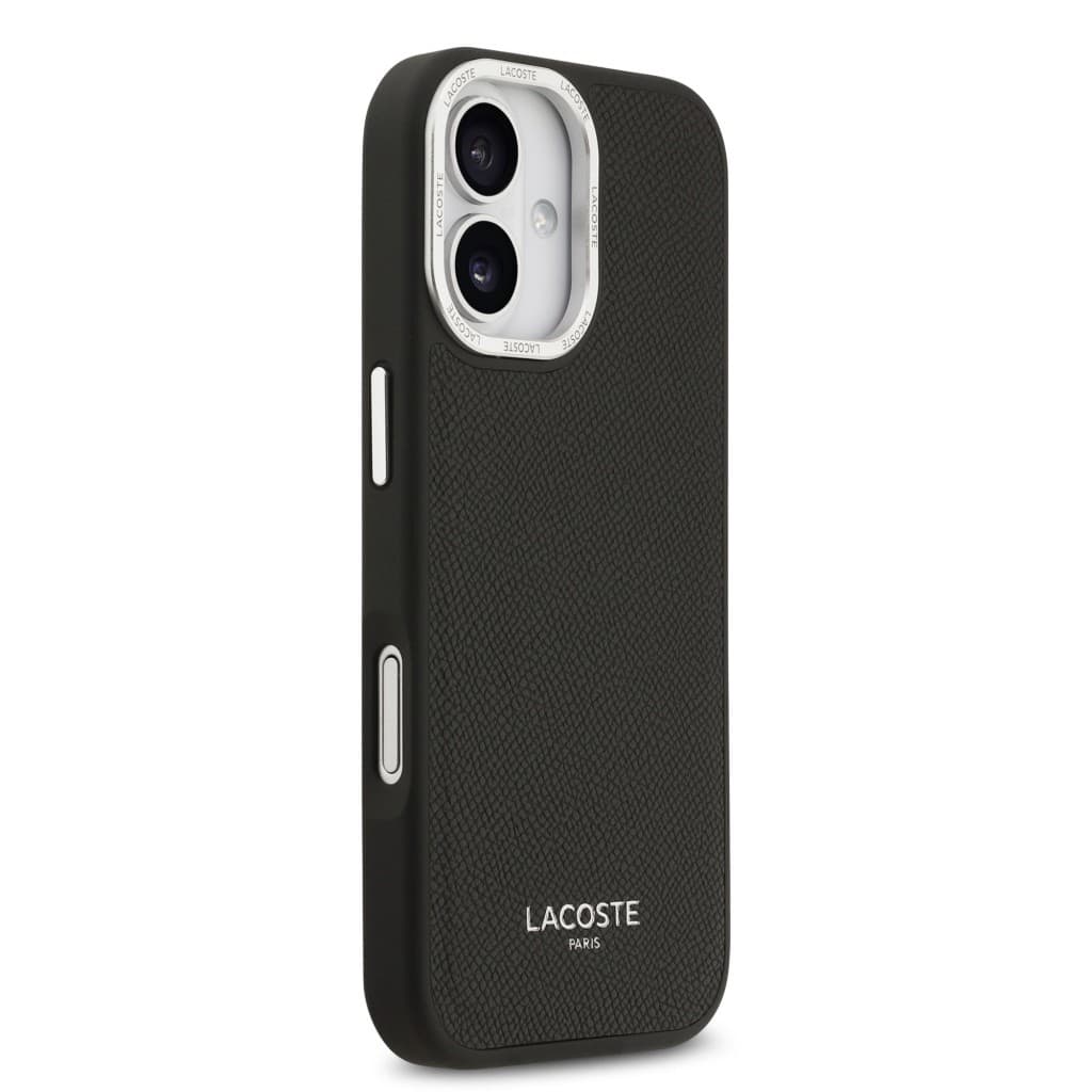 Zadní kryt Lacoste PU Leather Champs Elysees MagSafe pro iPhone 17 Black - náhled 4