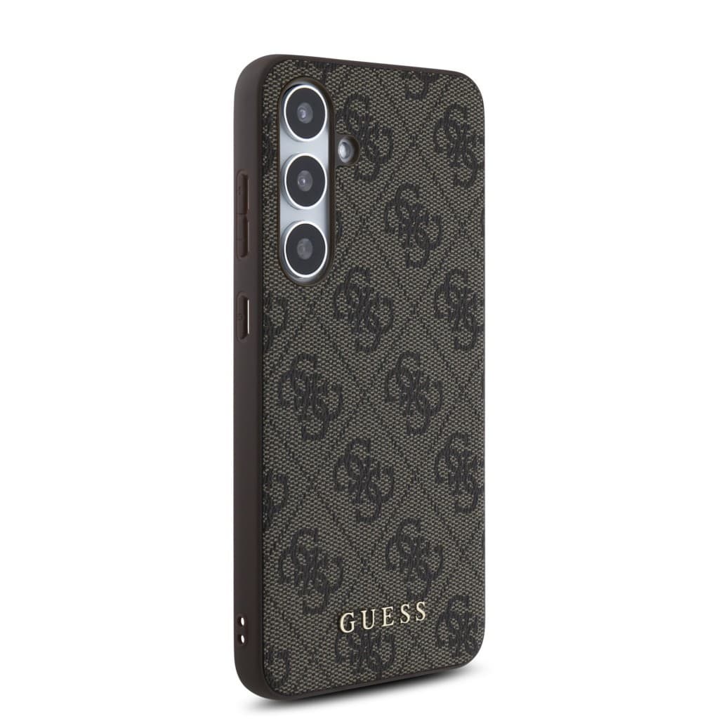 Zadní kryt Guess 4G pro Samsung Galaxy S24 FE Brown - náhled 4