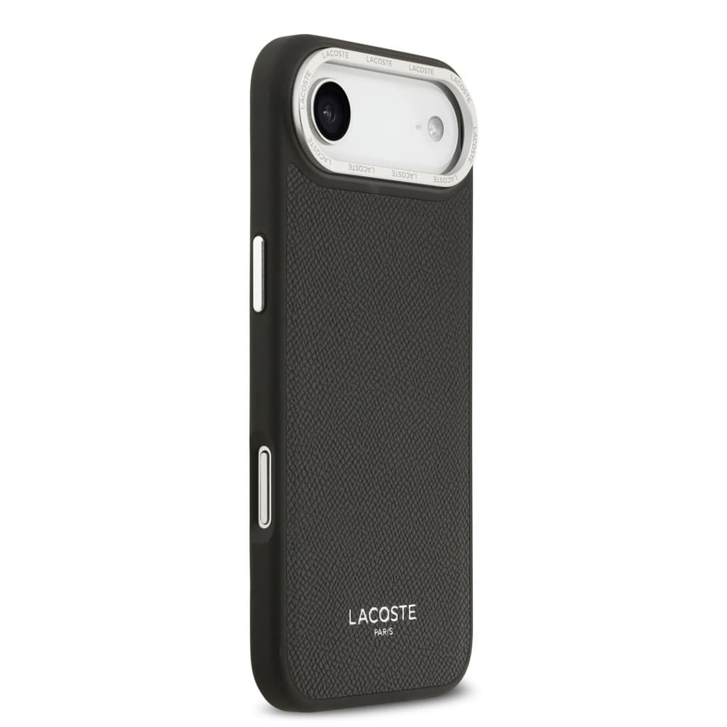 Zadní kryt Lacoste PU Leather Champs Elysees MagSafe pro iPhone 17 Air Black - náhled 4