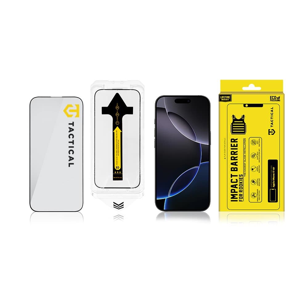 Tvrzené sklo Tactical Impact Barrier for Rookies pro Apple iPhone 17 Air - náhled 4