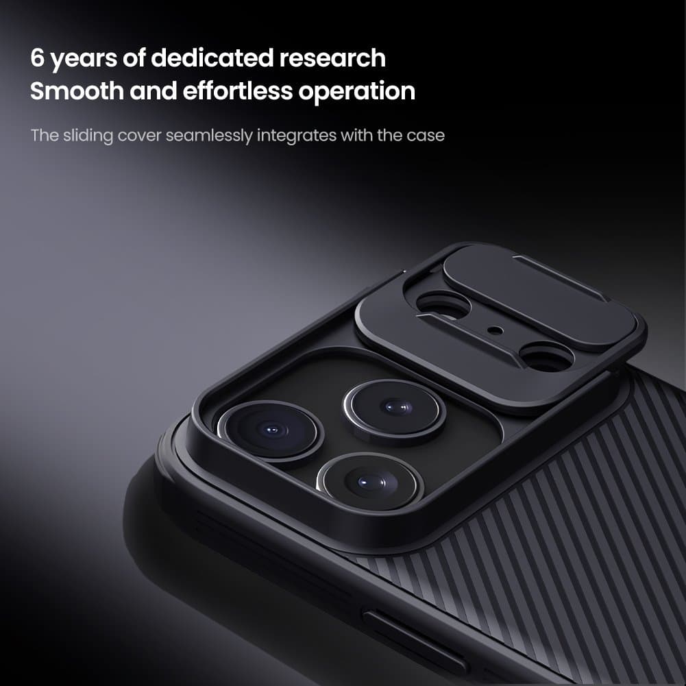 Zadní kryt Nillkin CamShield PRO Magnetic pro Apple iPhone 17 Pro Black - náhled 4