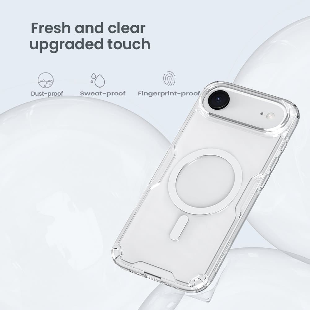 Zadní kryt Nillkin Nature TPU PRO Magnetic pro Apple iPhone 17 Air Transparent - náhled 4