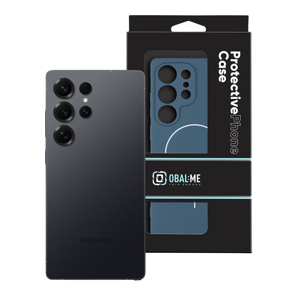 Zadní kryt OBAL:ME MagNetix Matte TPU pro Samsung Galaxy S25 Ultra Blue - náhled 4