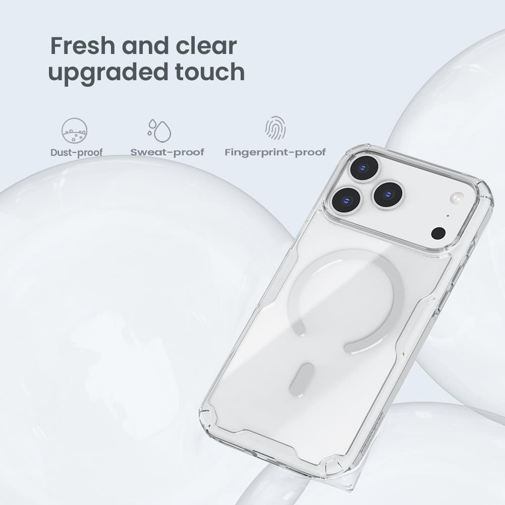 Zadní kryt Nillkin Nature TPU PRO Magnetic pro Apple iPhone 17 Pro Max Transparent - náhled 4
