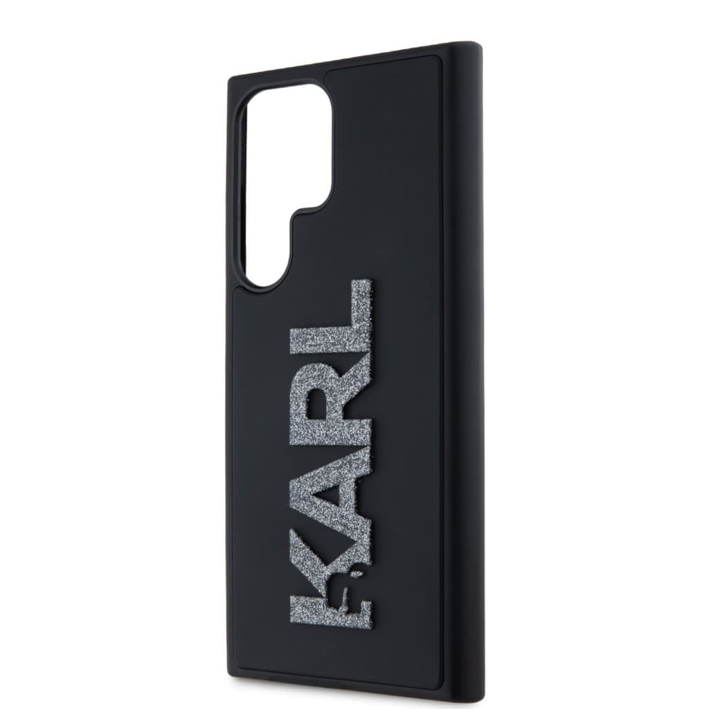 Zadní kryt Karl Lagerfeld 3D Rubber Glitter Logo pro Samsung Galaxy S24 Ultra Black - náhled 4