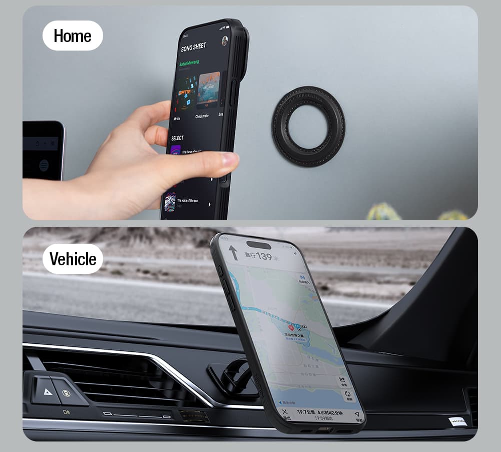 Zadní kryt Nillkin CamShield Prop Magnetic pro Apple iPhone 17 Pro Max Black - náhled 4