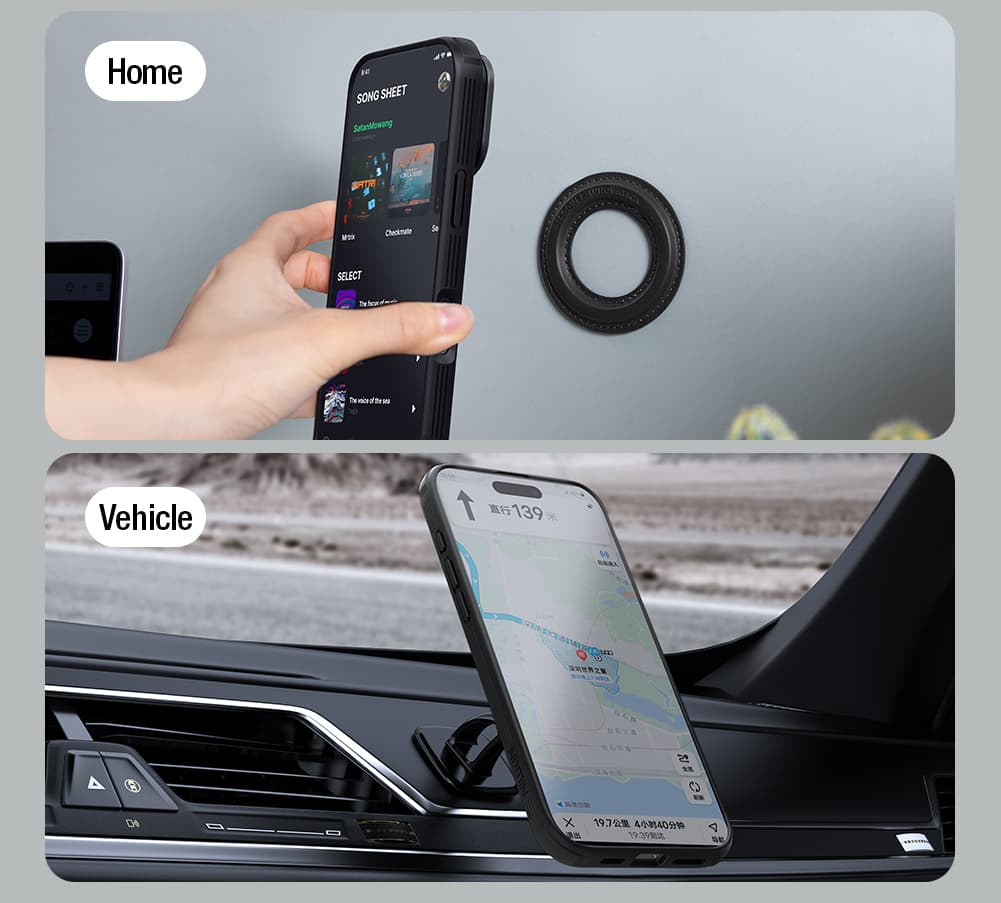 Zadní kryt Nillkin CamShield Prop Magnetic pro Apple iPhone 17 Pro Black - náhled 4