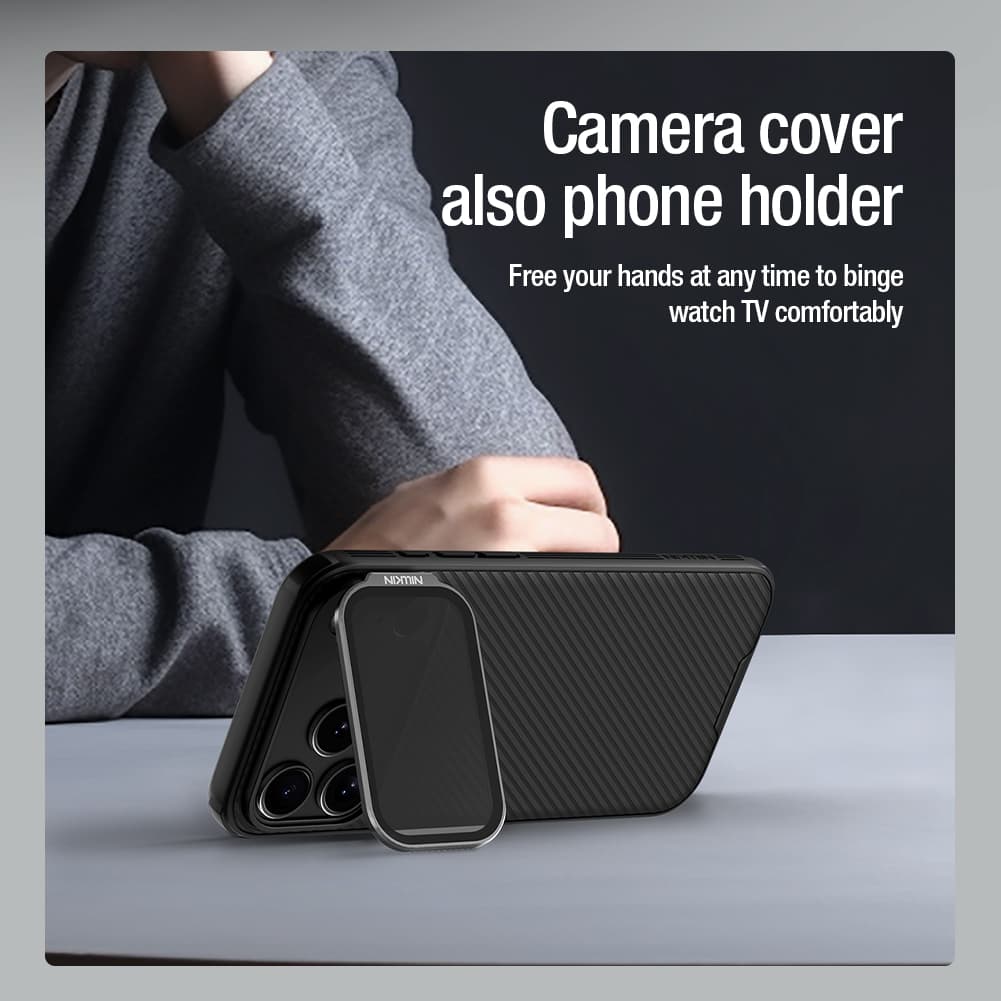 Zadní kryt Nillkin CamShield Prop pro Apple iPhone 17 Pro Max Black - náhled 4