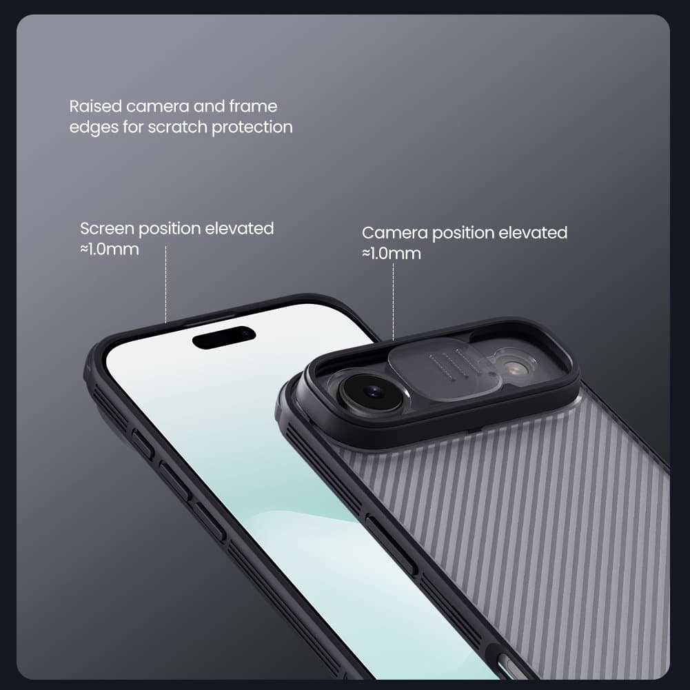 Zadní kryt Nillkin CamShield PRO pro Apple iPhone Air Transparent Black - náhled 4