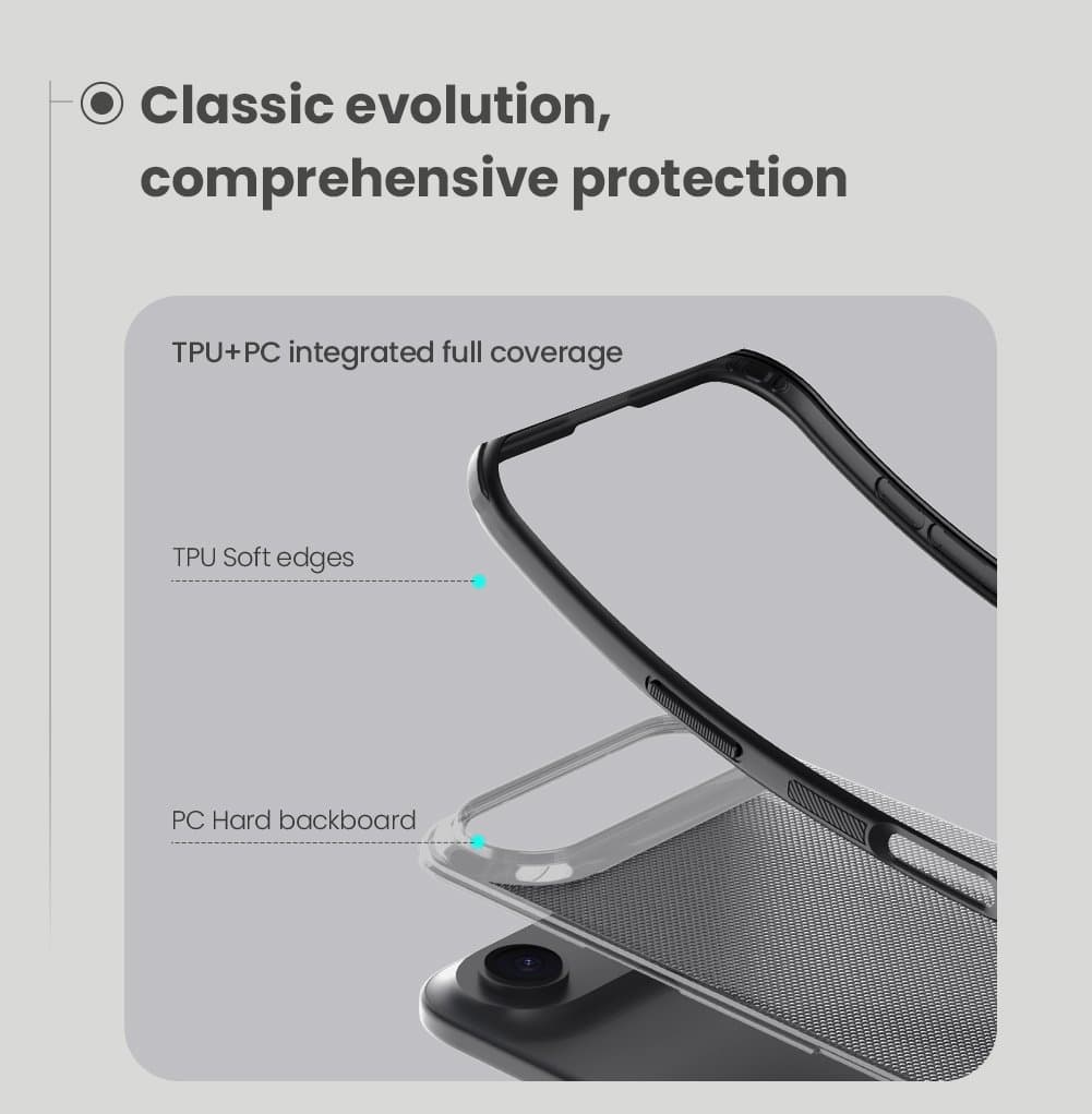 Zadní kryt Nillkin Super Frosted PRO pro Apple iPhone Air Transparent Black - náhled 4