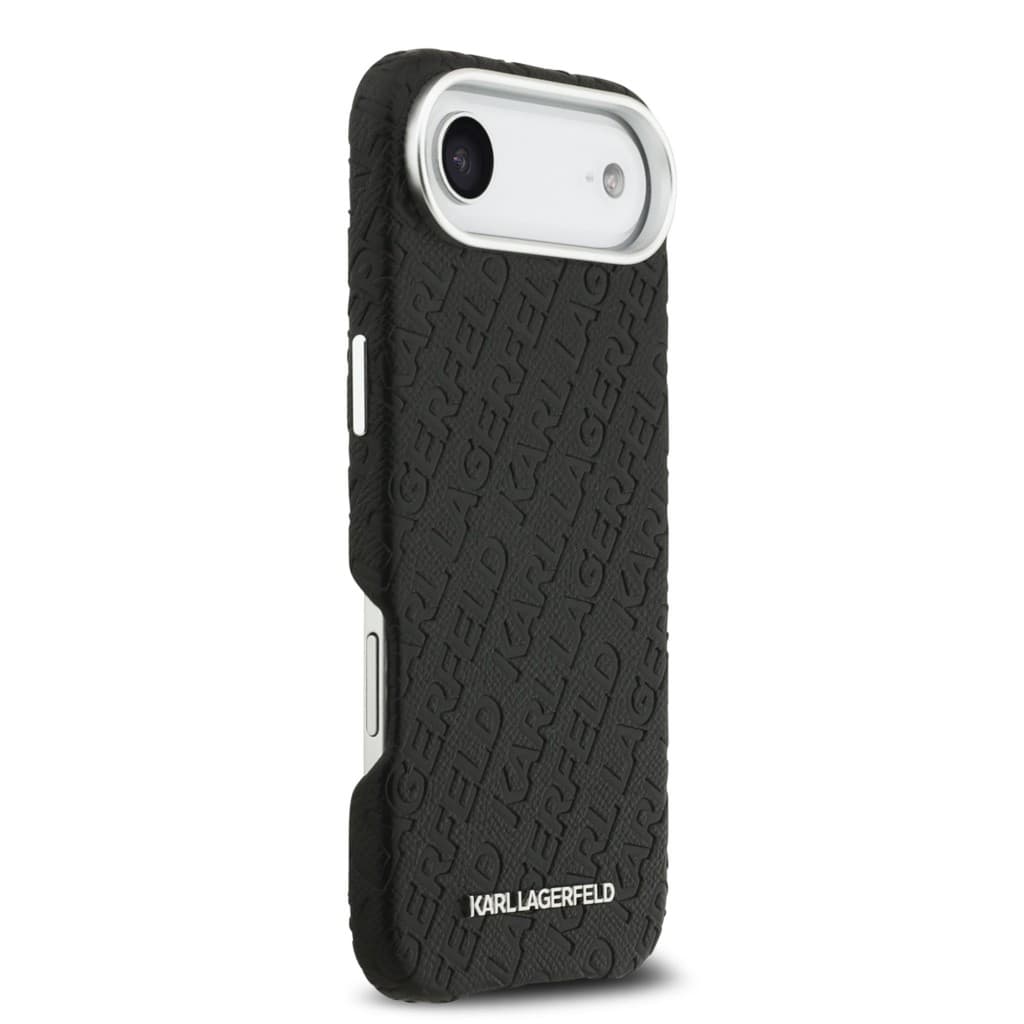 Zadní kryt Karl Lagerfeld Grained PU Repeated Logo MagSafe pro iPhone Air Black - náhled 4