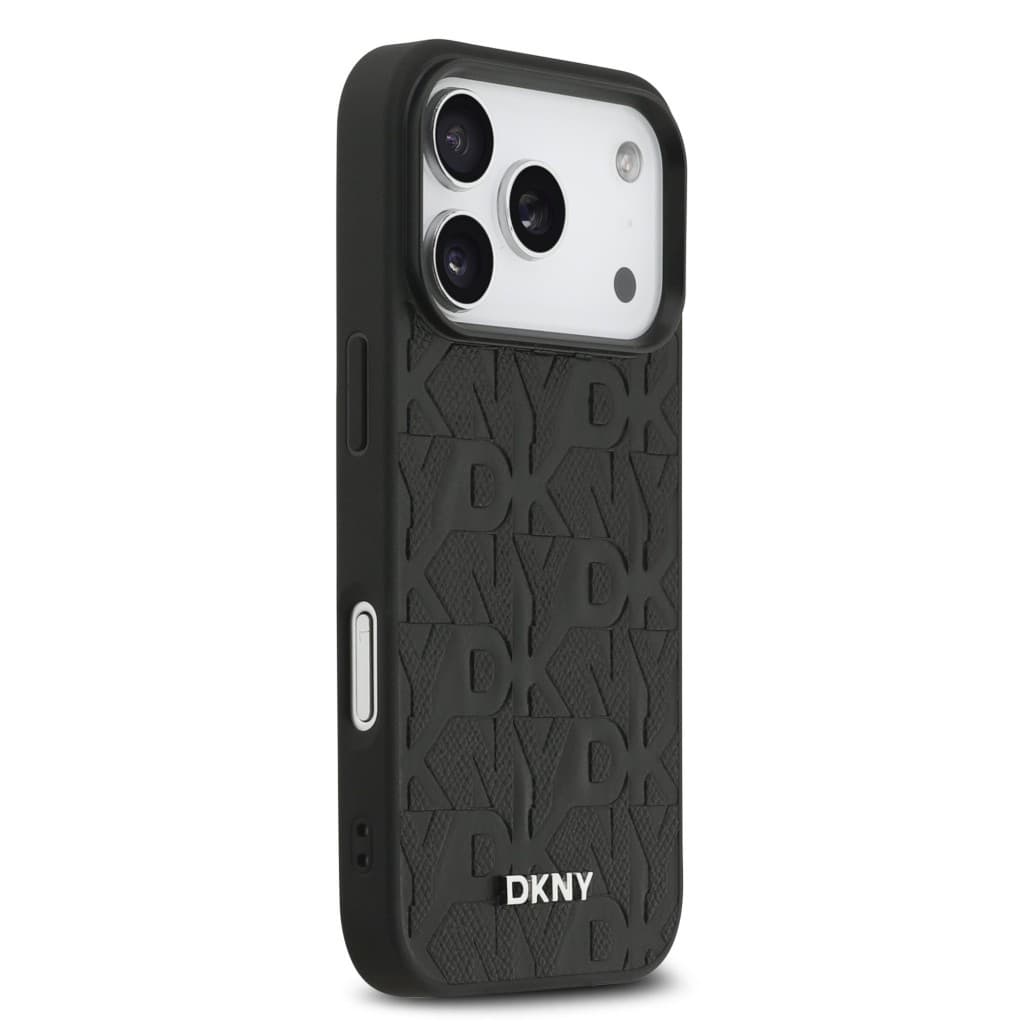 Zadní kryt DKNY PU Leather Grid Pattern Magsafe pro iPhone 17 Pro Black - náhled 4