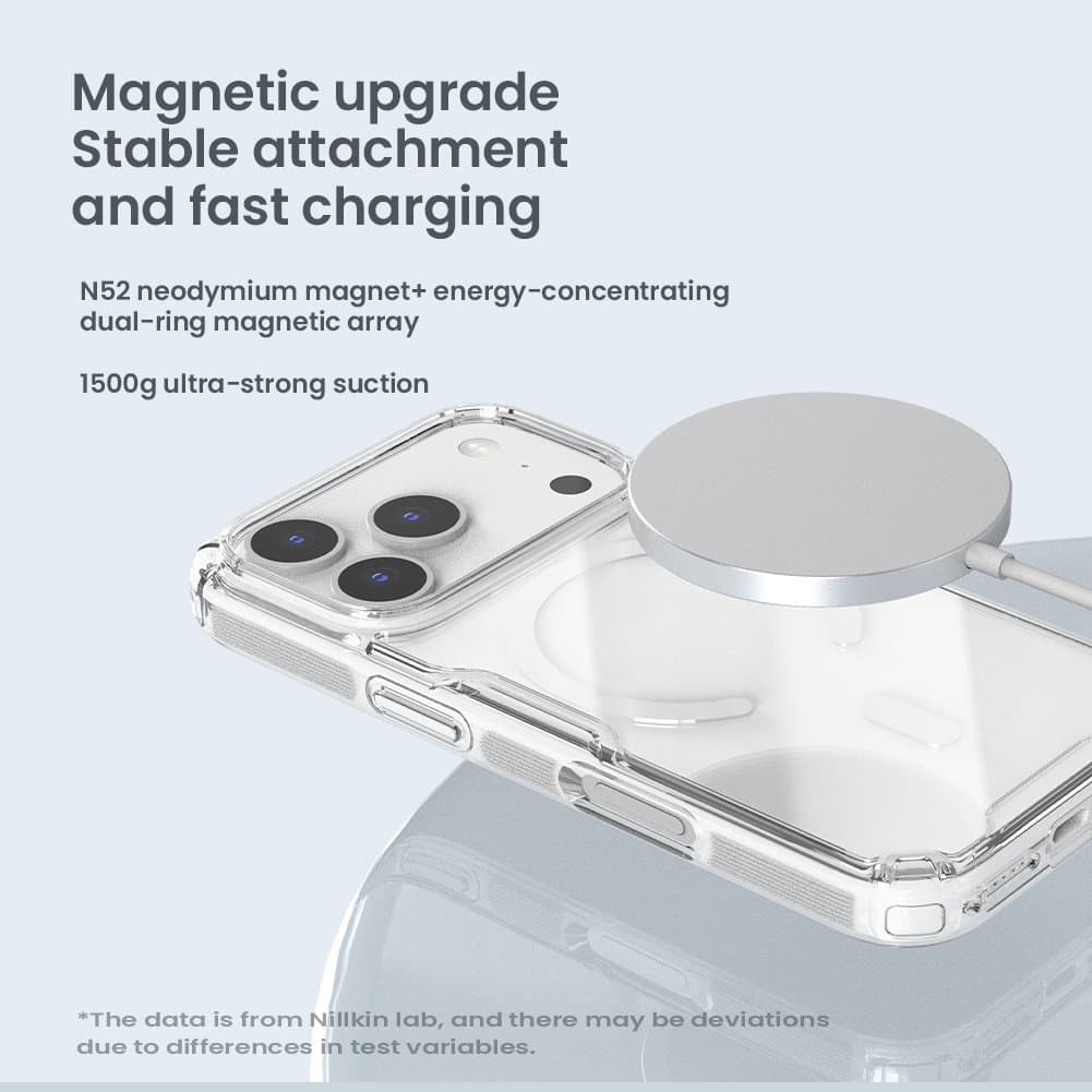 Zadní kryt Nillkin Nature TPU PRO Magnetic pro Apple iPhone 17 Pro Transparent - náhled 4
