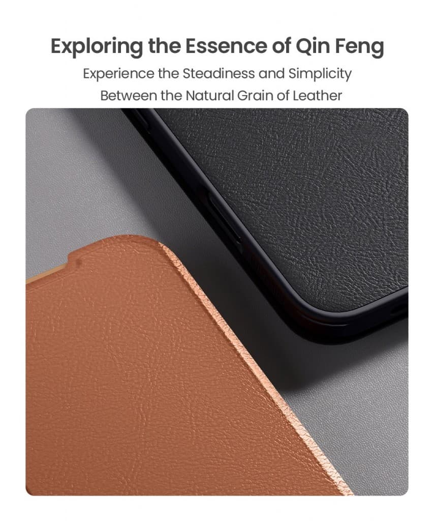 Knížkové pouzdro Nillkin Qin Book PRO pro Apple iPhone Air Brown - náhled 4