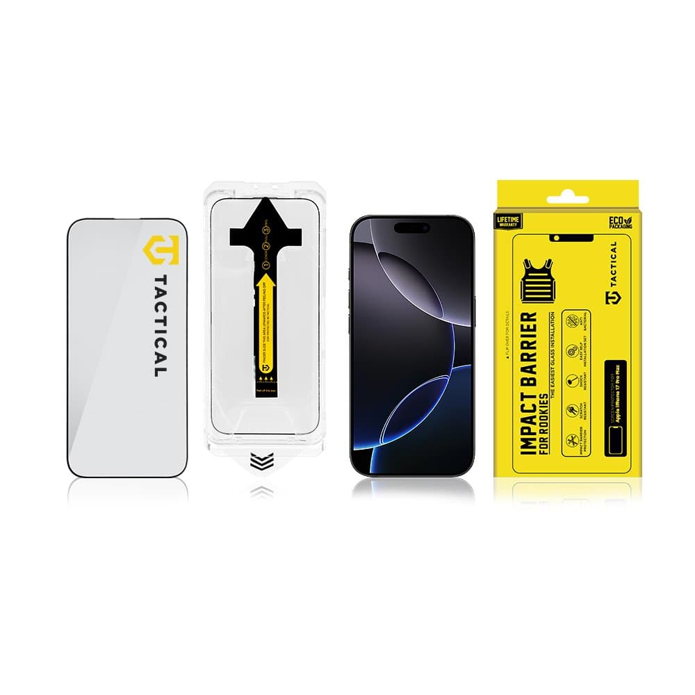 Tvrzené sklo Tactical Impact Barrier for Rookies pro Apple iPhone 17 Pro Max - náhled 4