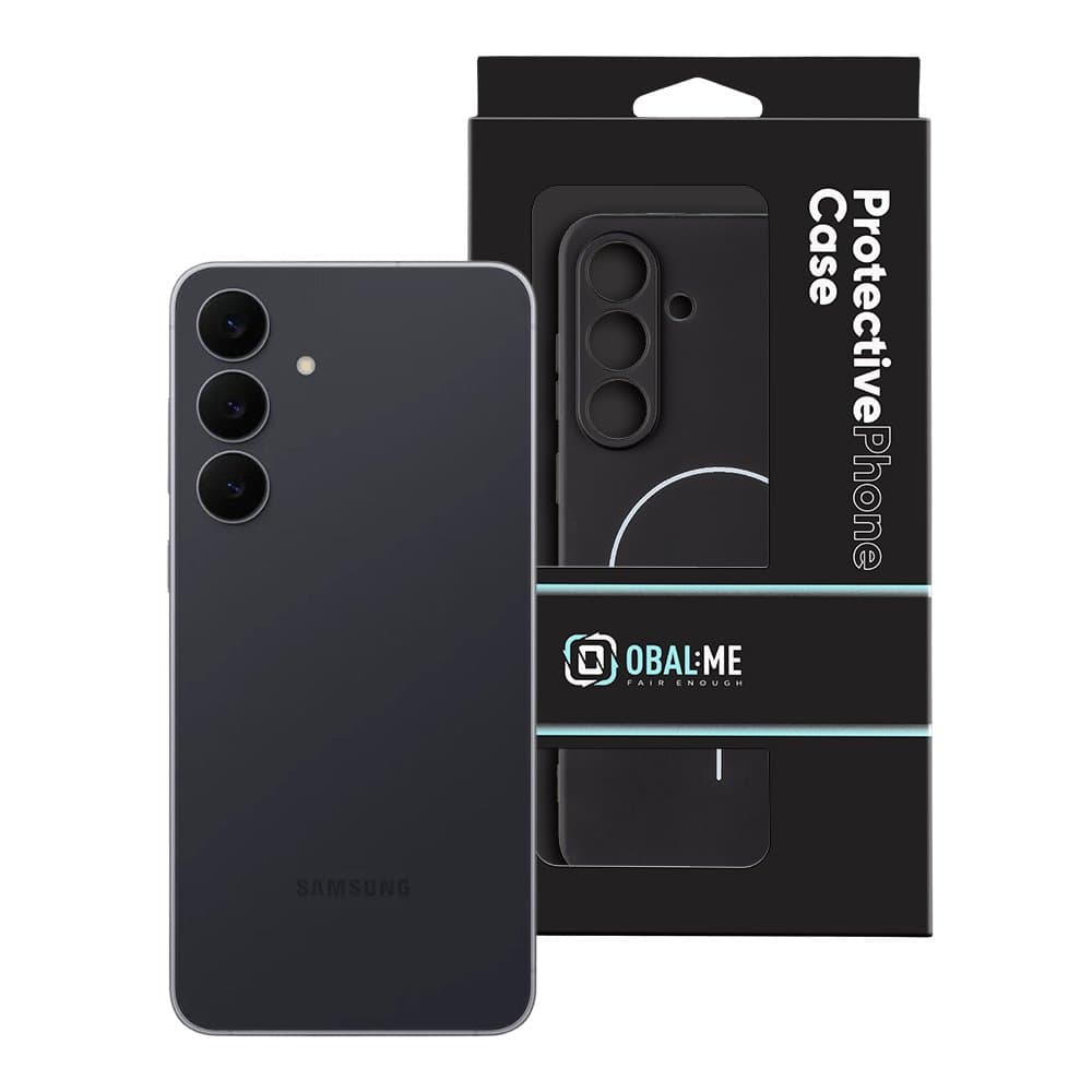 Zadní kryt OBAL:ME MagNetix Matte TPU pro Samsung Galaxy S25 FE Black - náhled 4