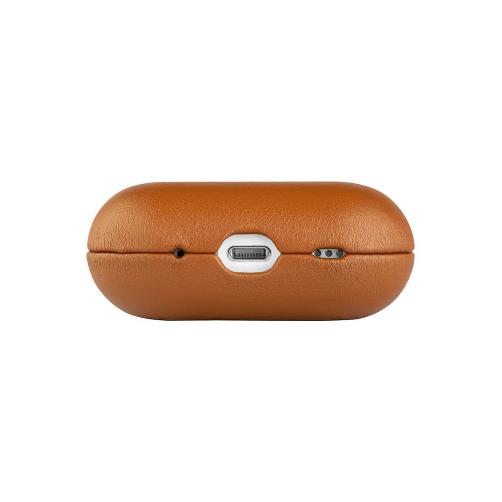 Kožené pouzdro FIXED PodsLeather pro Apple AirPods 3, hnědé - náhled 4
