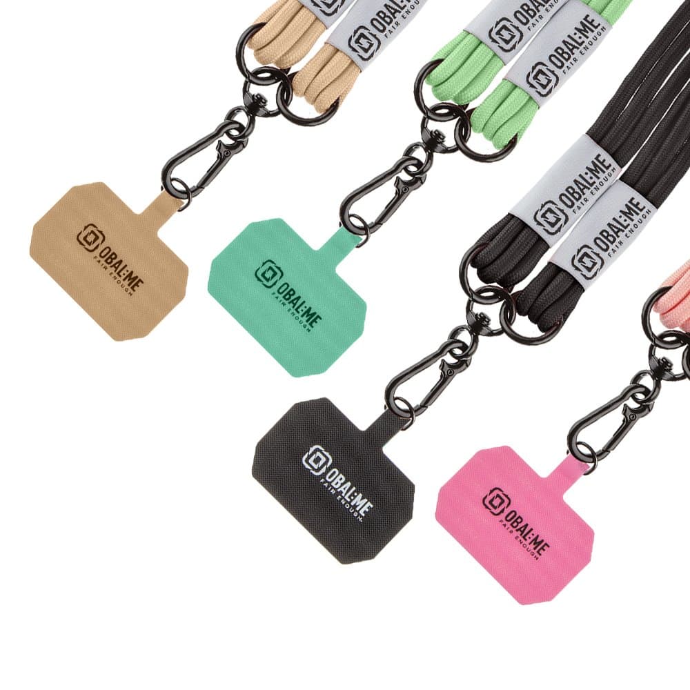 Popruh OBAL:ME NeckTag Trio na Telefon Pink - náhled 4