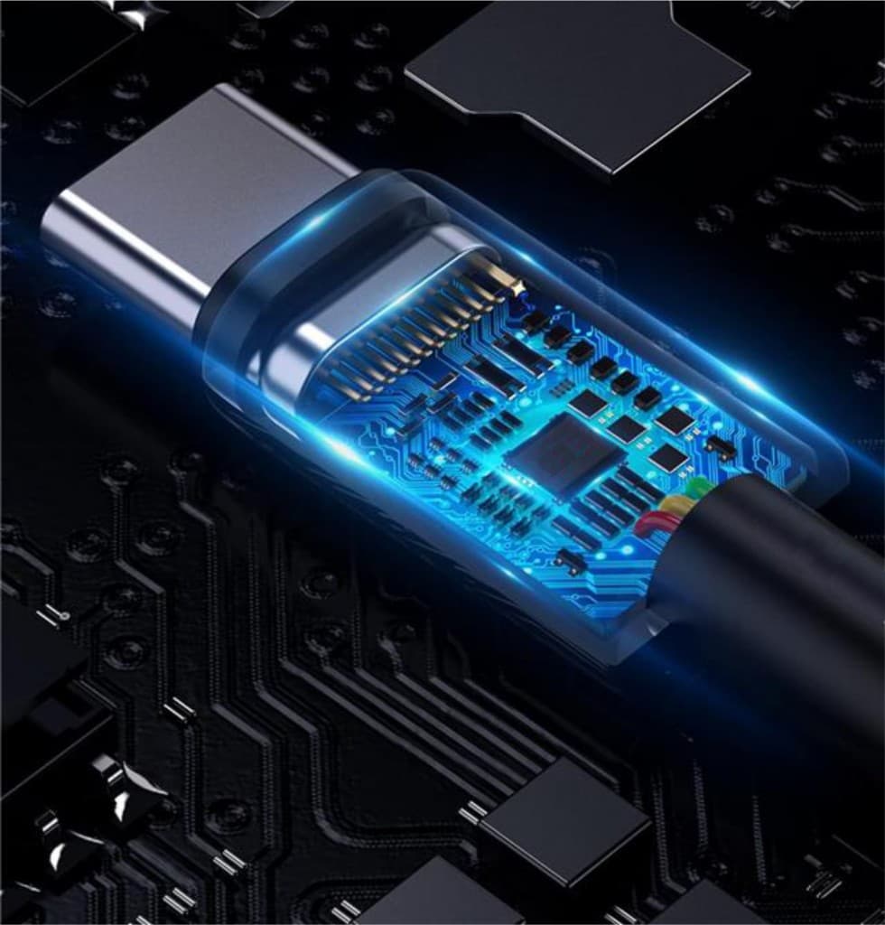 Textilní kabel iPeax USB-C - Lightning 1,5m, USB 2.0 černý - náhled 4