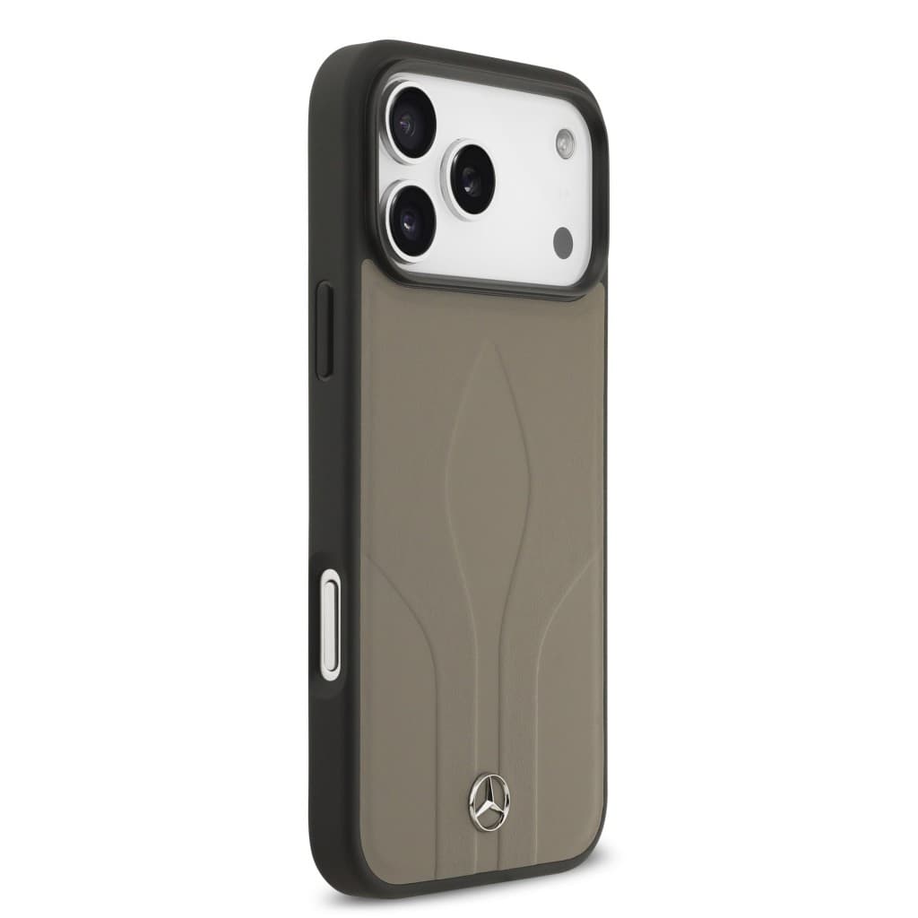 Zadní kryt Mercedes Leather The Move MagSafe pro iPhone 17 Pro Max Taupe - náhled 4