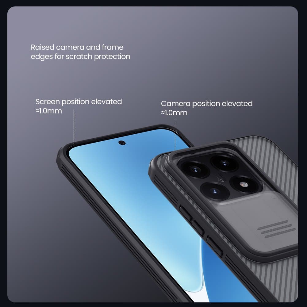 Zadní kryt Nillkin CamShield PRO pro Xiaomi 15T Transparent Black - náhled 4