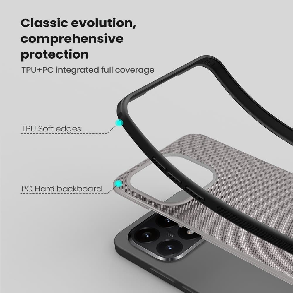 Zadní kryt Nillkin Super Frosted PRO pro Xiaomi 15T Transparent Black - náhled 4