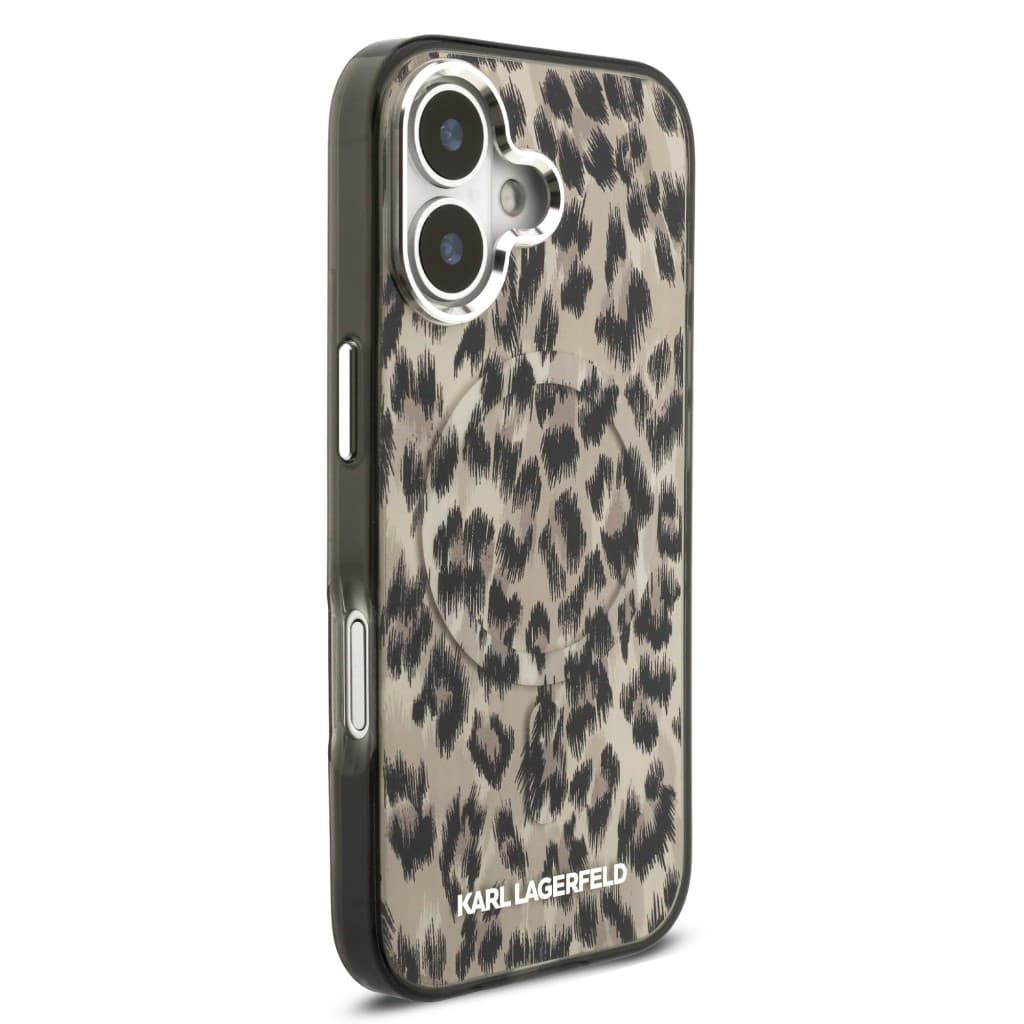Zadní kryt Karl Lagerfeld IML Leopard MagSafe pro iPhone 17 Brown - náhled 4