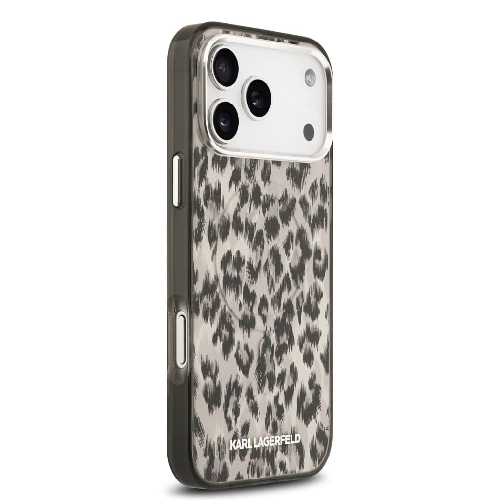 Zadní kryt Karl Lagerfeld IML Leopard MagSafe pro iPhone 17 Pro Max Brown - náhled 4