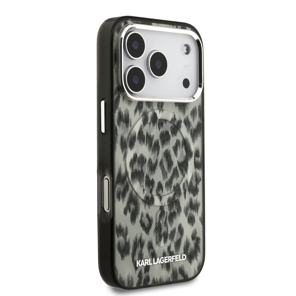 Zadní kryt Karl Lagerfeld IML Leopard MagSafe pro iPhone 17 Pro Brown - náhled 4