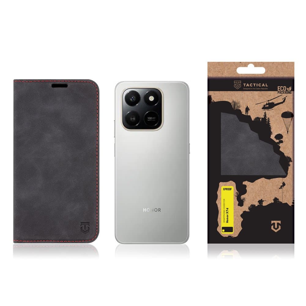Knížkové pouzdro Tactical Xproof pro Honor X7d Black Hawk - náhled 4