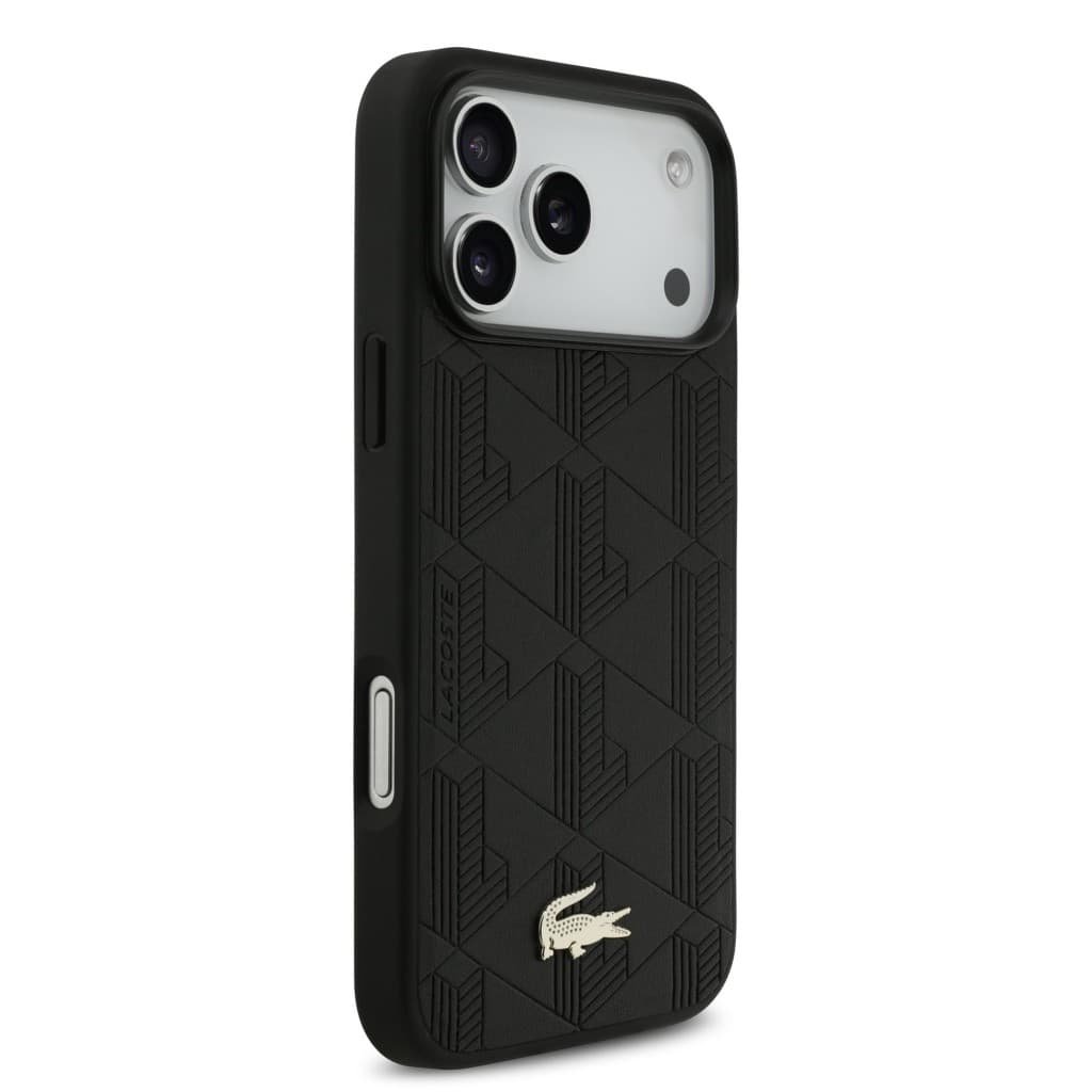 Zadní kryt Lacoste PU Nomogramme Gold Logo MagSafe pro iPhone 17 Pro Max Black - náhled 4
