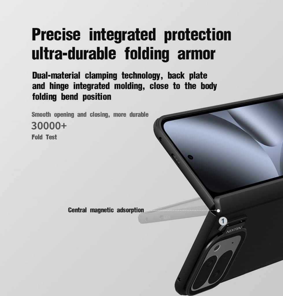 Zadní kryt Nillkin Super Frosted Prop pro Google Pixel 10 Pro Fold Black - náhled 4