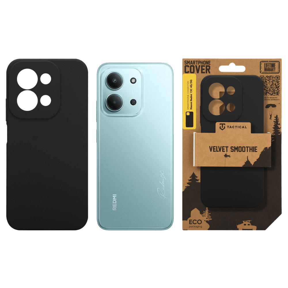 Zadní kryt Tactical Velvet Smoothie pro Xiaomi Redmi 15C 4G/5G Asphalt - náhled 4