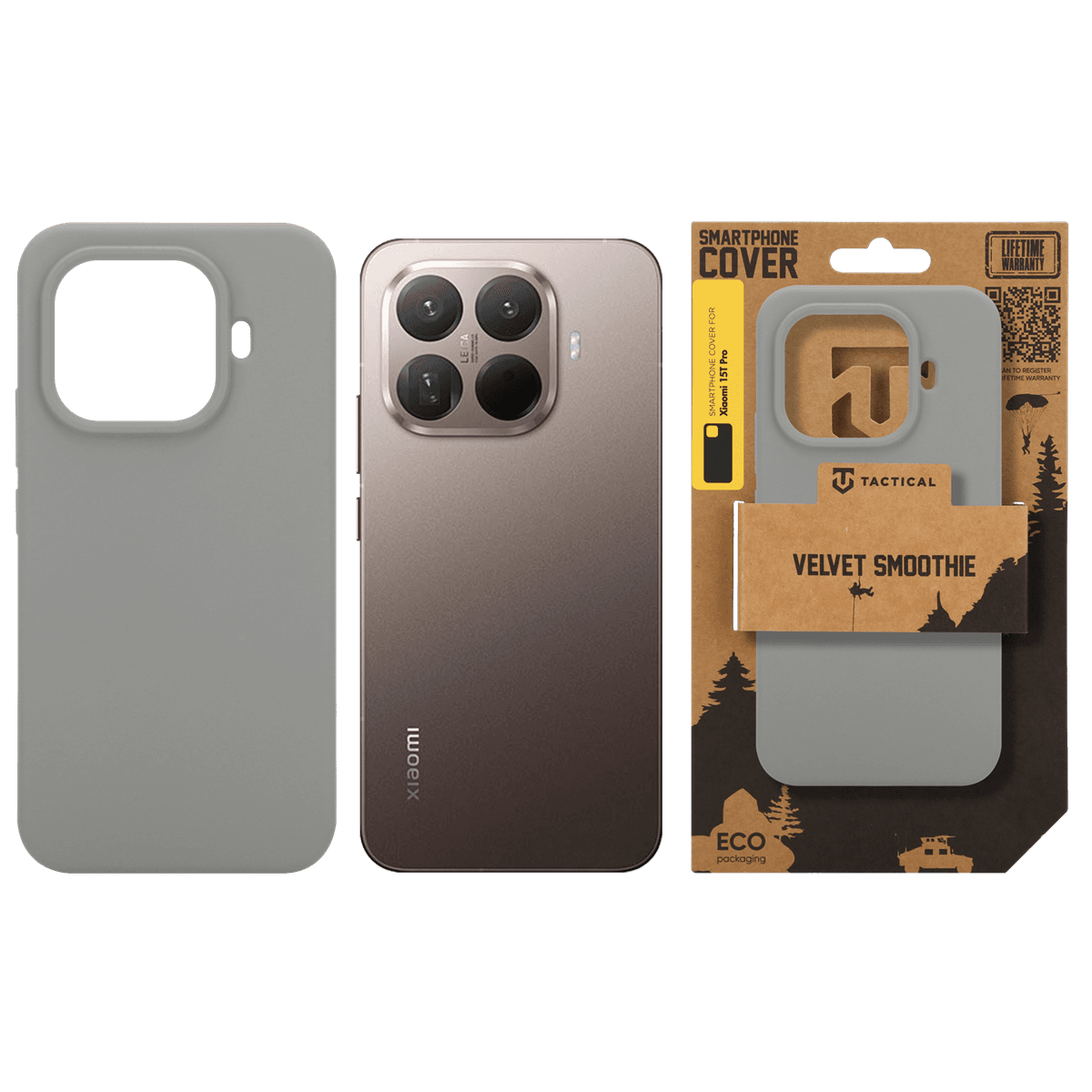 Zadní kryt Tactical Velvet Smoothie pro Xiaomi 15T Pro Foggy - náhled 4