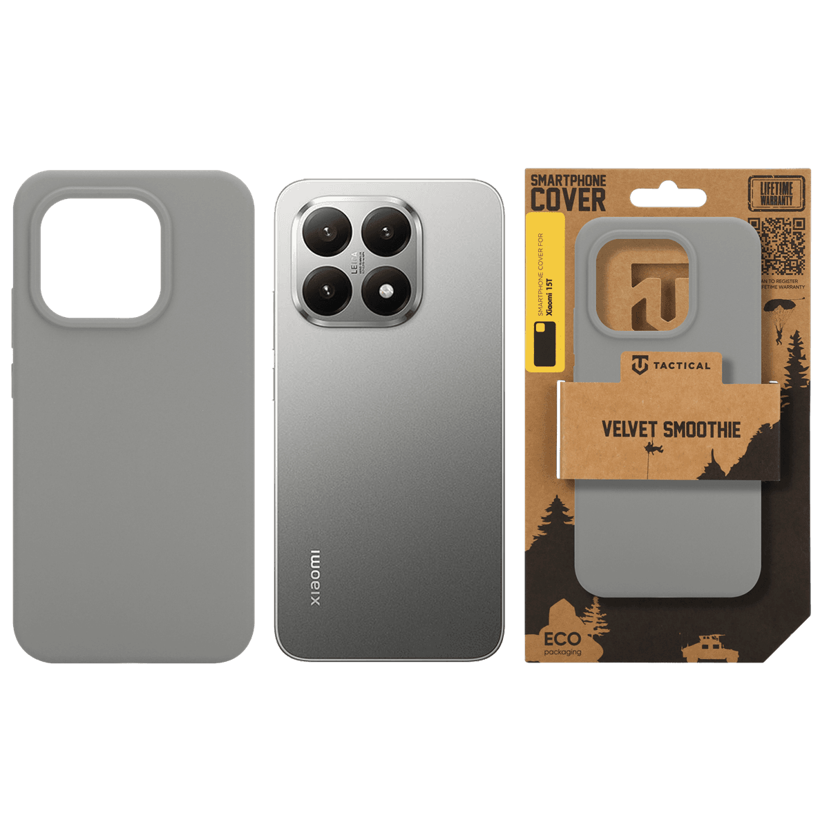 Zadní kryt Tactical Velvet Smoothie pro Xiaomi 15T Foggy - náhled 4
