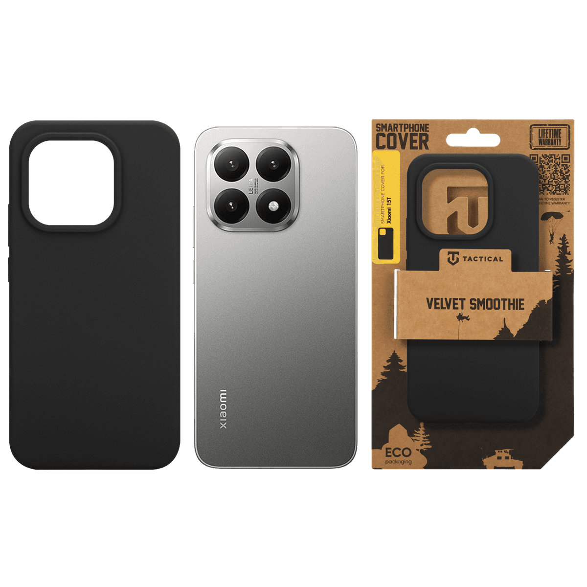 Zadní kryt Tactical Velvet Smoothie pro Xiaomi 15T Asphalt - náhled 4