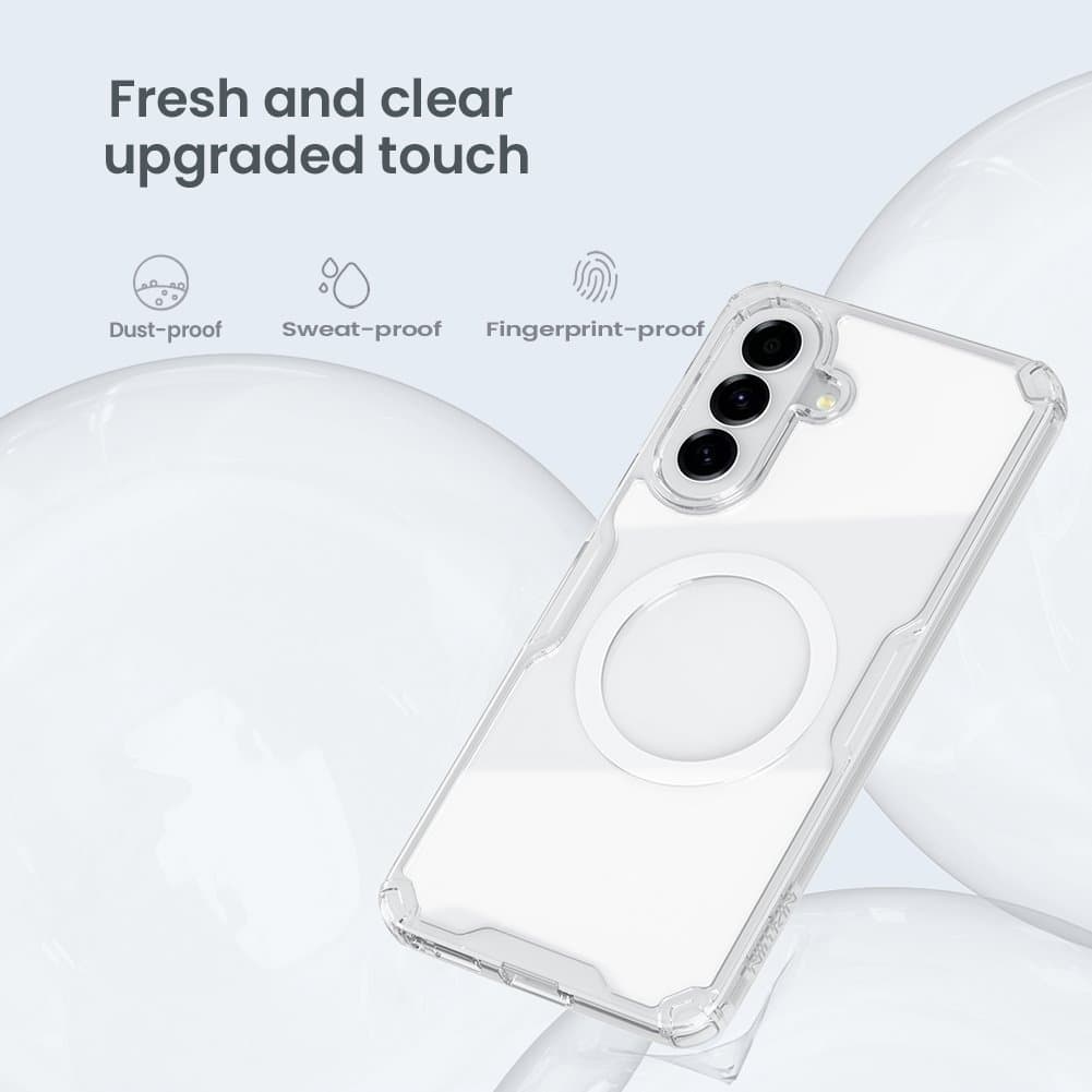 Kryt magnetický Nillkin Nature TPU PRO pro Samsung Galaxy A57 průhledný - náhled 4